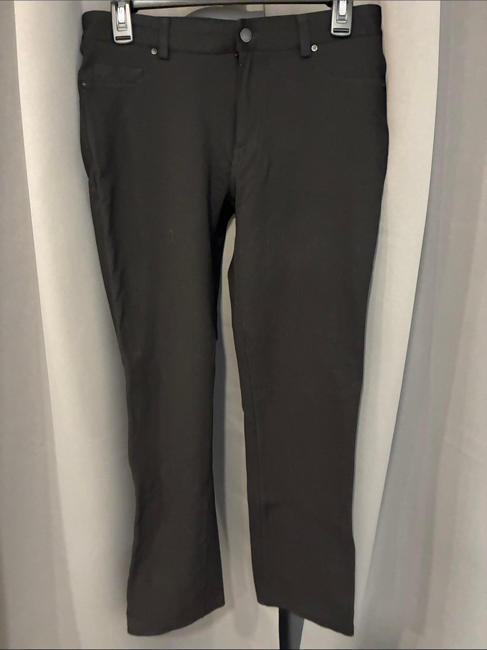 DKNY Black Straight-Leg Dress Pants